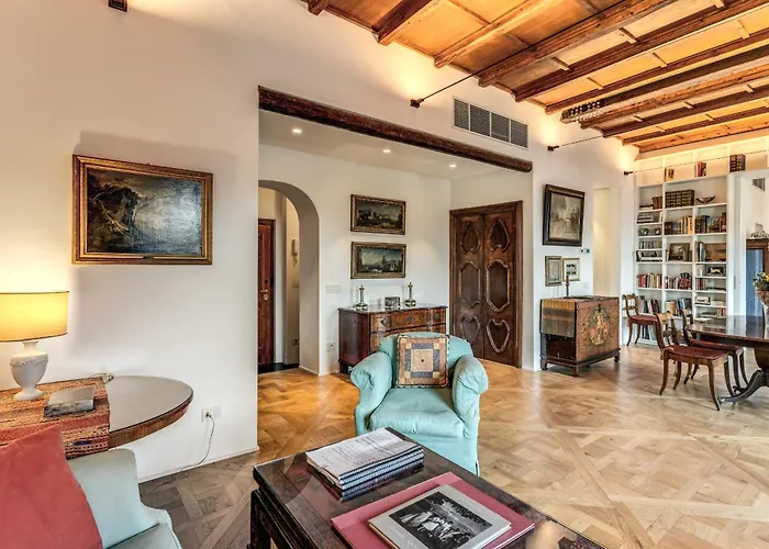 Trastevere Outstanding 4 Bedroom Terraced Apartamento