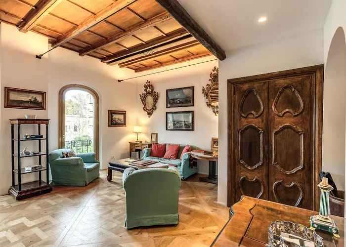 Trastevere Outstanding 4 Bedroom Terraced Apartamento *